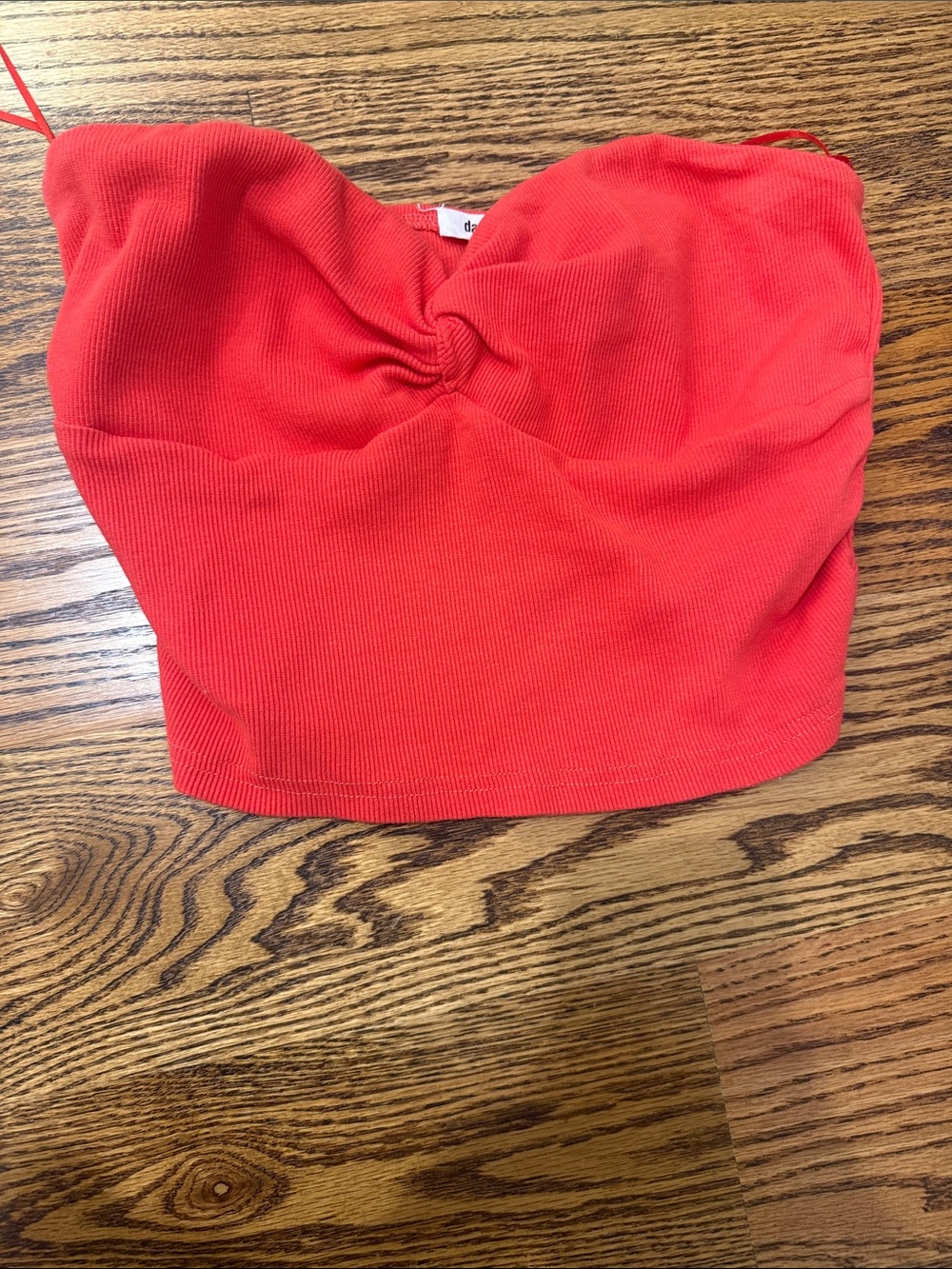 Day + Moon Red strapless top, never worn
Size M